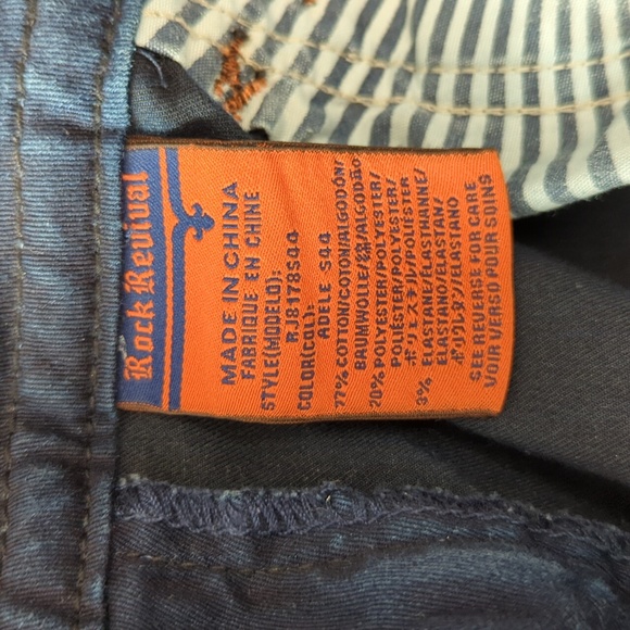 Rock Revival Women's Deep Indigo Skinny Jeans - Picture 12 of 14